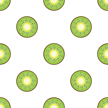 Kusursuz Kivi Meyvesi Dilimleri Beyaz Arkaplanda, Tazeleyici Doku