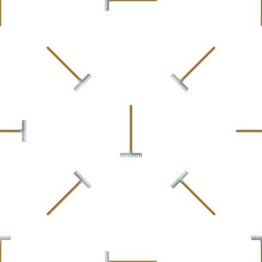 Beyaz Arkaplan Tasarımı Üzerine Dağılmış Kusursuz Bahçe Rendeleri Deseni