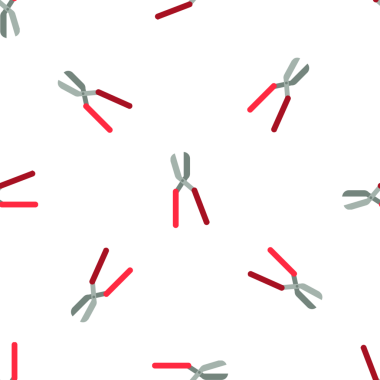 Bahçe budama, bahçe düzenleme ve peyzaj temalı kusursuz desen