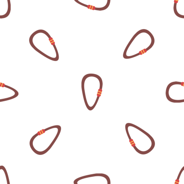 Tırmanan Karabinalar İçin Kusursuz Desen, Macera ve Açık Hava Teması İçin İdeal