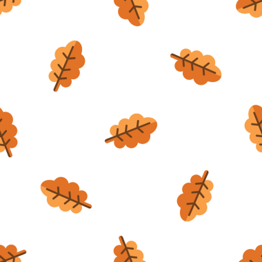 Sonbahar, arka plan ve tekstil projeleri için pürüzsüz desen tasarımı bırakır