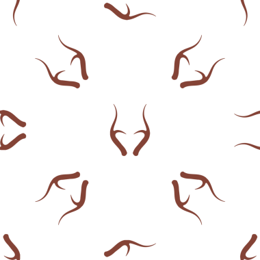 Geyik boynuzlarıyla kusursuz desen. Temalı tasarımlar için ideal.