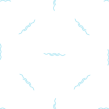 Soyut dalgalı çizgileri olan kusursuz desen, beyaz arkaplan üzerinde minimum tasarım