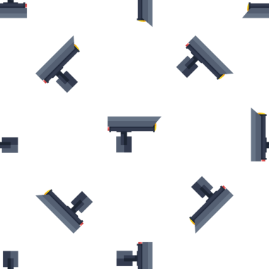 Güvenlik konsepti için piksel güvenlik kameraları olan kusursuz bir model.