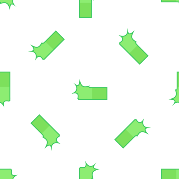 Beyaz Arkaplanda Yeşil Fiş Vektör Resimlerinin Kusursuz Deseni