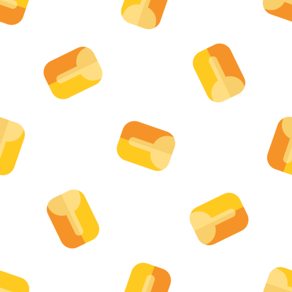 Beyaz Arkaplanda Şekerli Mısır Vektörü İllüstrasyonlu Kusursuz Desen