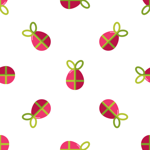 Basit yuvarlak ve oval şekilli hediye kutularıyla kusursuz desen