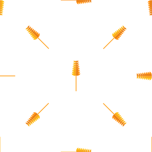 Altın buğday kulaklı vektör çiziminin kusursuz deseni