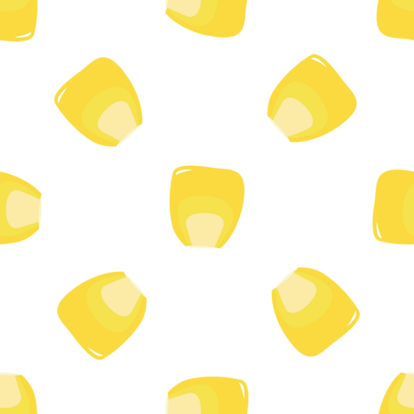 Beyaz Arkaplanda Kusursuz Mısır Çekirdekleri Deseni, Vektör ResimleriComment