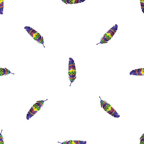 Beyaz arkaplan vektöründeki renksiz tüylerin deseni