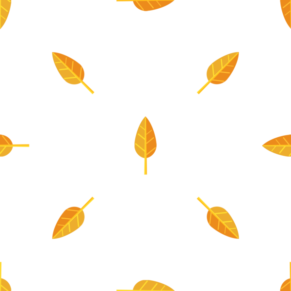 Beyaz arkaplanda altın sonbahar yaprakları içeren kusursuz desen vektörü