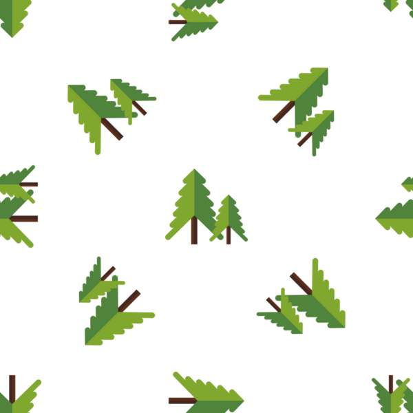 Kış Tatili İçin Noel Ağaçları Tasarımlı Kusursuz Desen