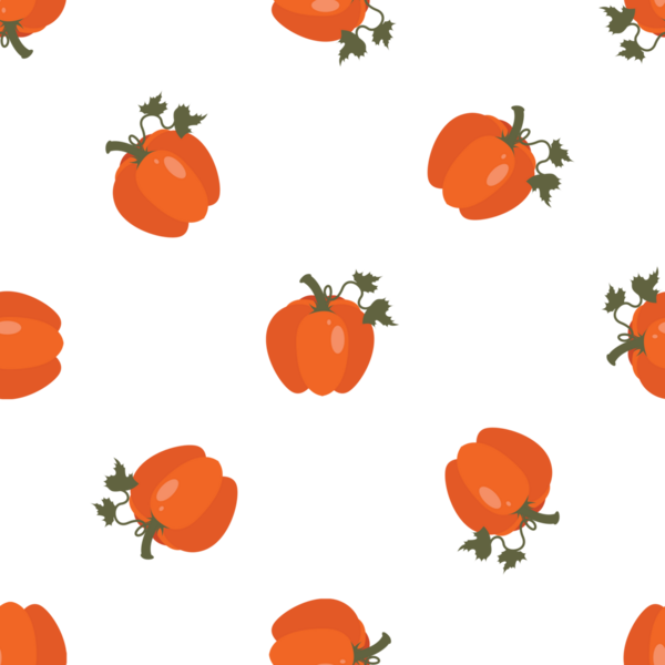 Sonbahar ve cadılar bayramı dekoru için şekillendirilmiş balkabaklarıyla kusursuz desen