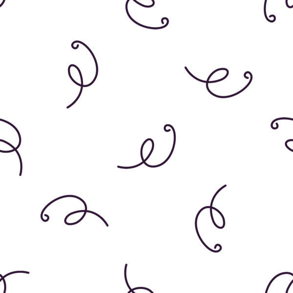 Beyaz arka planda elle çizilmiş minimalist, pürüzsüz desen