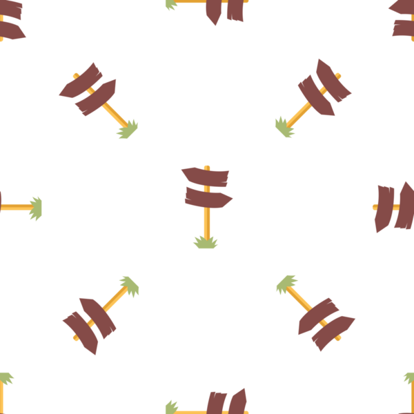 Tahta işaret direği, beyaz arkaplan vektöründe izole edilmiş.