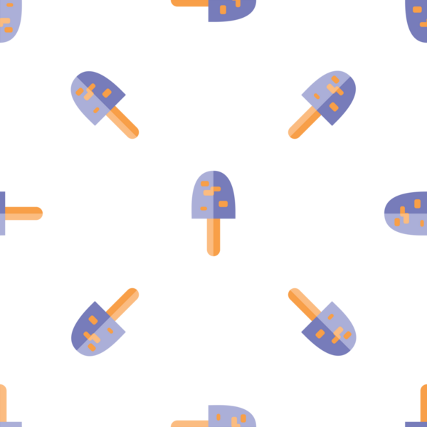 Kusursuz Yaz Şekilleri: Beyaz Arkaplanda Renkli Dondurma Tasarımı