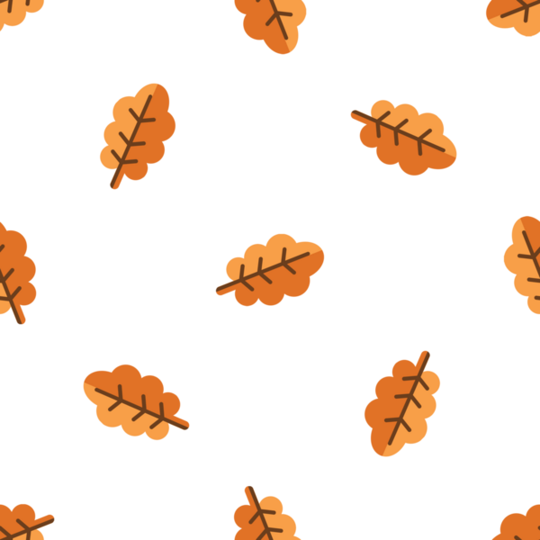 Sonbahar, arka plan ve tekstil projeleri için pürüzsüz desen tasarımı bırakır