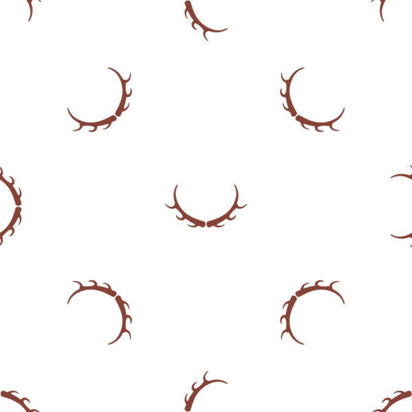 Tekstil ve duvar kâğıdı tasarımı fikirleri için geyik boynuzlarıyla kusursuz desen