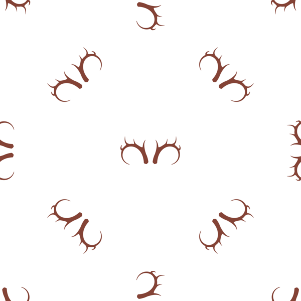 Geyik boynuzları ile kusursuz desen, tekstil veya ambalaj kağıdı tasarımı