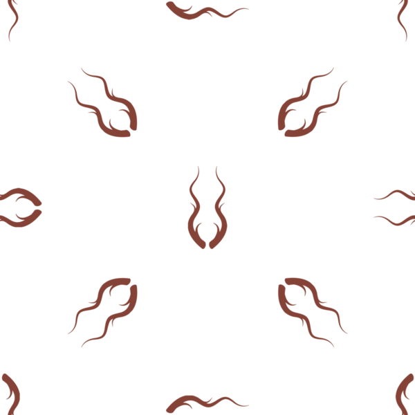 Soyut kıvrımlı şekillerin beyaz arkaplandaki kusursuz deseni