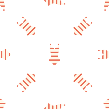 Yaz mevsimi için kusursuz çizgili mayo deseni.