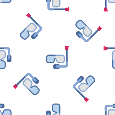 Şnorkel ve Dalış Maskesi Su Faaliyetinin Kusursuz Şablonu
