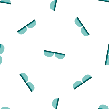 Yaz teması için mükemmel güneş gözlüğü vektör tasarımı deseni