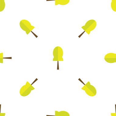 Tekstil ve Arkaplan Tasarımı için Şekillendirilmiş Ağaçlar ile Kusursuz Desen