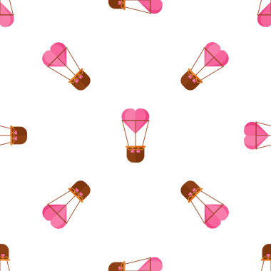 Sevgililer Günü için Kusursuz Kalp Şeklinde Sıcak Hava Balonları