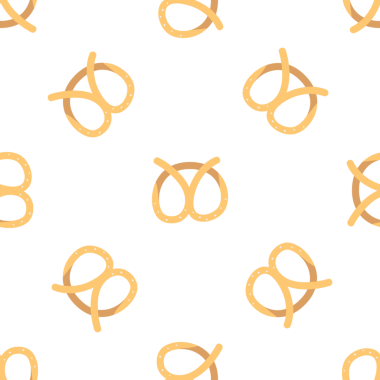 Yumuşak krakerli kusursuz desen, geleneksel Alman hamur işleri.