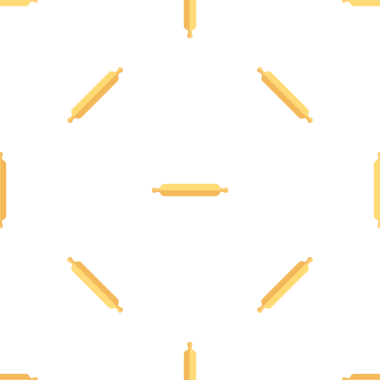 Beyaz bir arkaplan vektör resmi üzerinde yuvarlanan iğnelerin kusursuz deseni