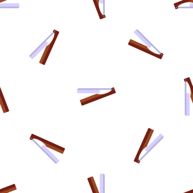 Tıraş olmak için jilet kullanan kusursuz bir desen.