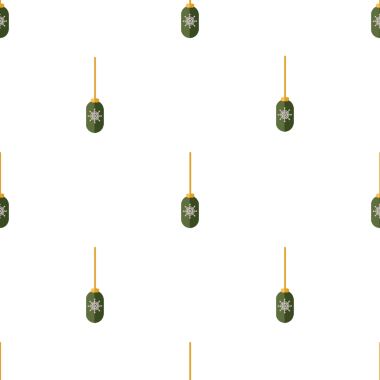 Klasik zeytin ağacı oyuncak kolyesinin kusursuz vektör deseni