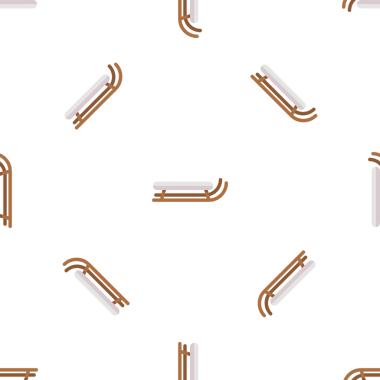 Kış Spor Maceraları için Ahşap Kızakların Kusursuz Deseni Teması