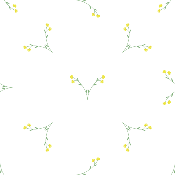 Tekstil tasarımı için sarı kır çiçeklerinin kusursuz deseni
