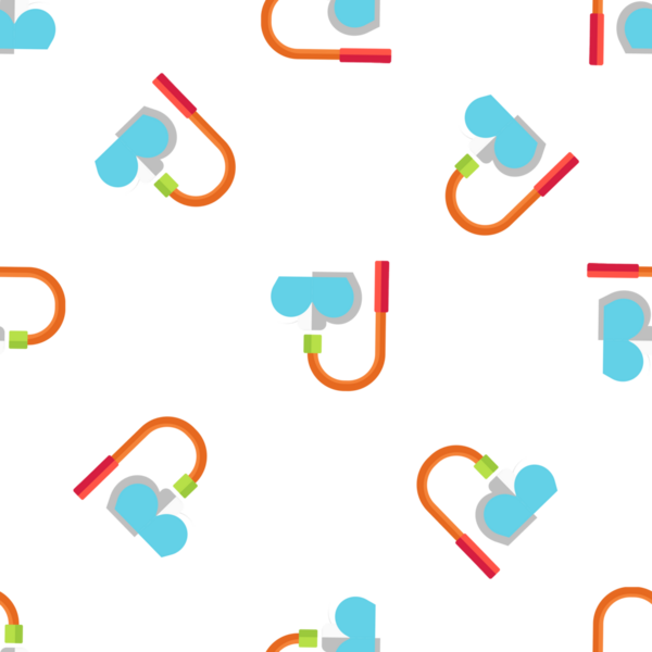 Yaz tatillerinde dalış maskesi ve şnorkelle kusursuz desen.