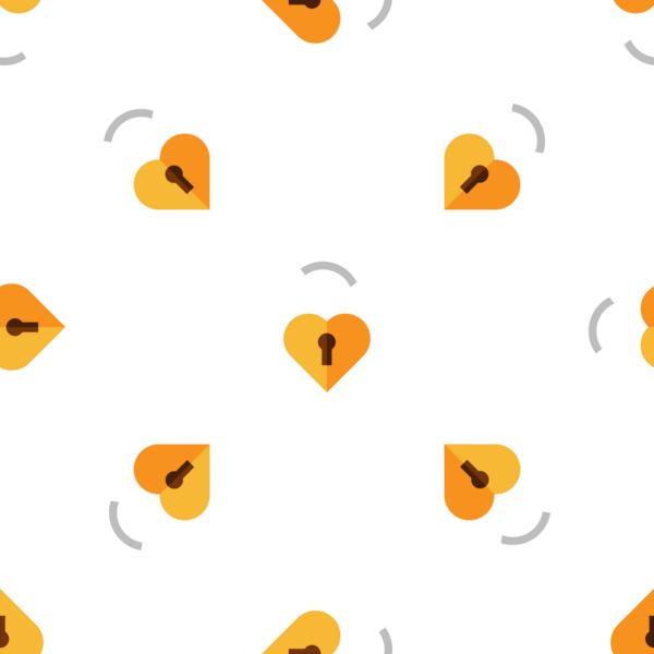 Beyaz arka planda kusursuz kalp şekilli asma kilitler.