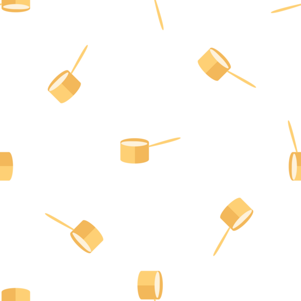 Çizgi film kepçesiyle kusursuz desen. Mutfak gereçleri tekrarlandı