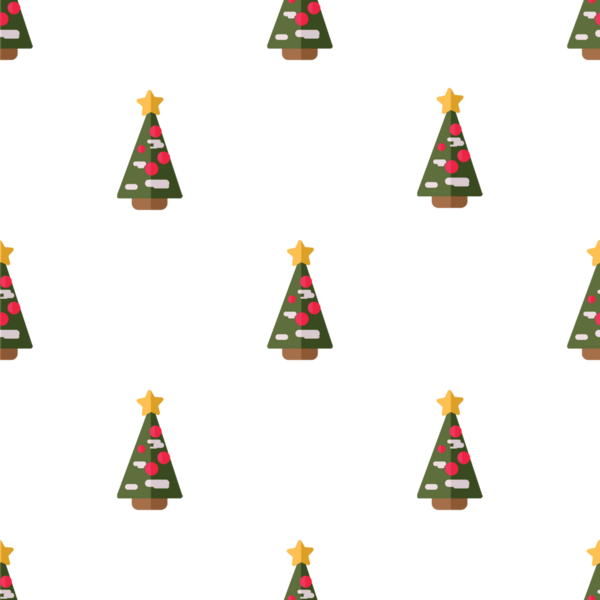 Noel ağacı desensiz vektör illüstrasyonu minimum stil