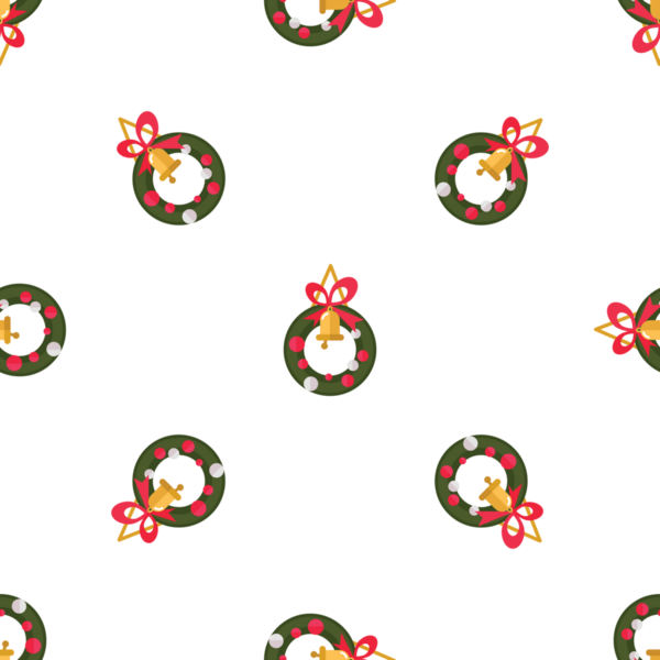 Noel çelenkleri ve altın çanları olan şenliksiz şenlik.