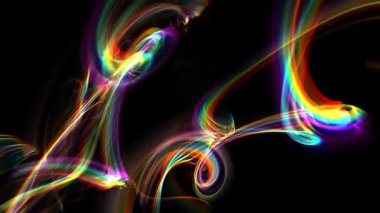 Dijital fraktal resimlerinden birinin resmi