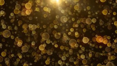 bokeh ile altın noel arka plan