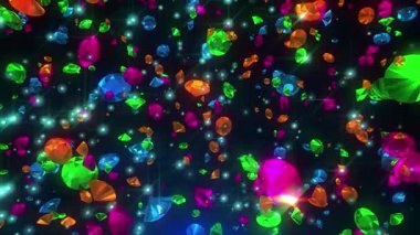 Renkli Noel ışıkları arka planı