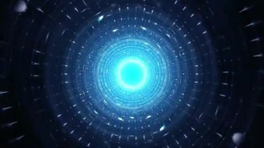 Parlayan parçacıklarla soyut arkaplan. 3d oluşturma.