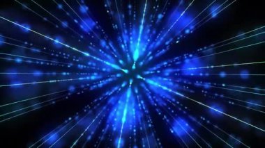 Soyut çizgiler gibi yaratıcı geometrik desenli renkli fraktalın 3 boyutlu çizimi.