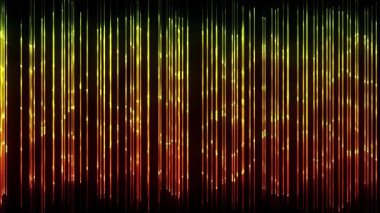 Soyut neon hatları ve dalga arkaplanı. vektör illüstrasyonu
