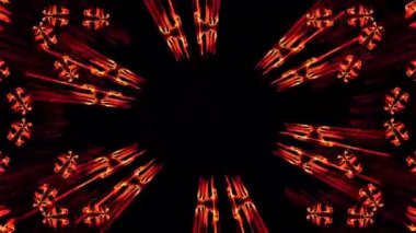 Soyut kaleydoskop arkaplanı. Çok güzel çok renkli kaleydoskop dokusu. Eşsiz ve kaleydoskop tasarımı