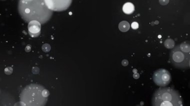 Beyaz ışıkların bulanık arkaplanı soyut