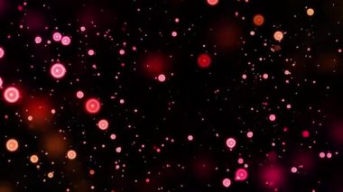 kırmızı bokeh arkaplan, bulanık noel ışıkları ile tatil konsepti