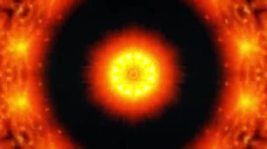 bir yıldız şeklinde kaleydoskop deseni